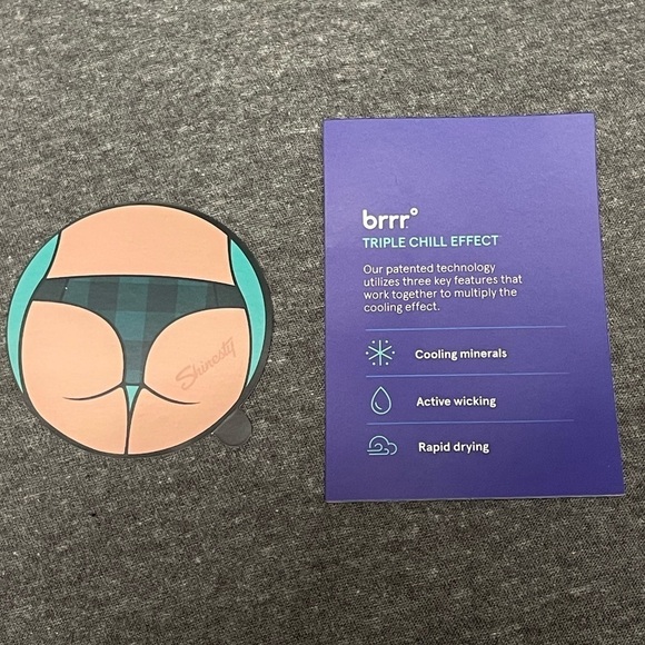 NWOT - Shinesty Plaid & Simple Green Cooling Thong (ParadICE / Medium) - Picture 10 of 12